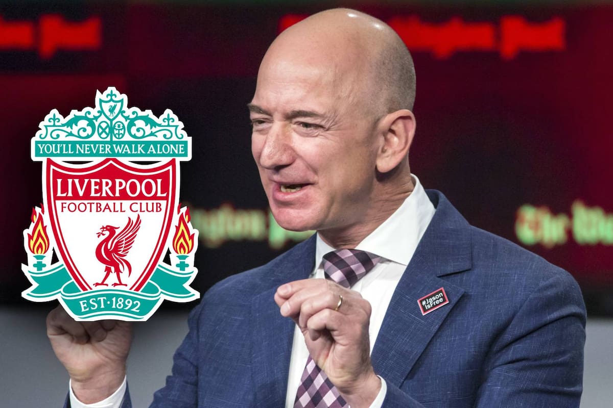 Jeff Bezos estaría cerca de comprar una tercera parte del Liverpool; el club es valuado en casi 6 mil millones de dólares