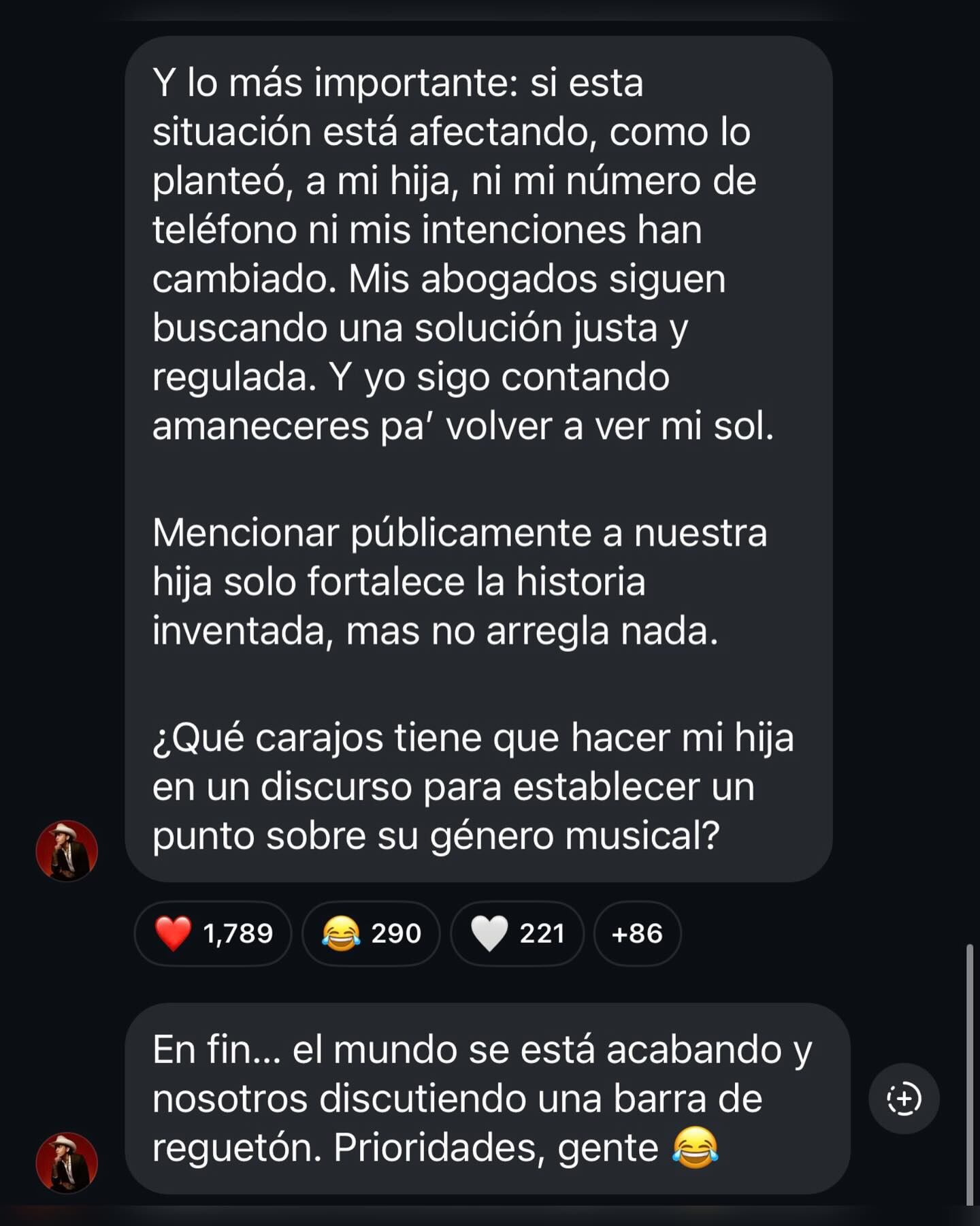 Christian Nodal responde a Cazzu | Instagram @programahoy