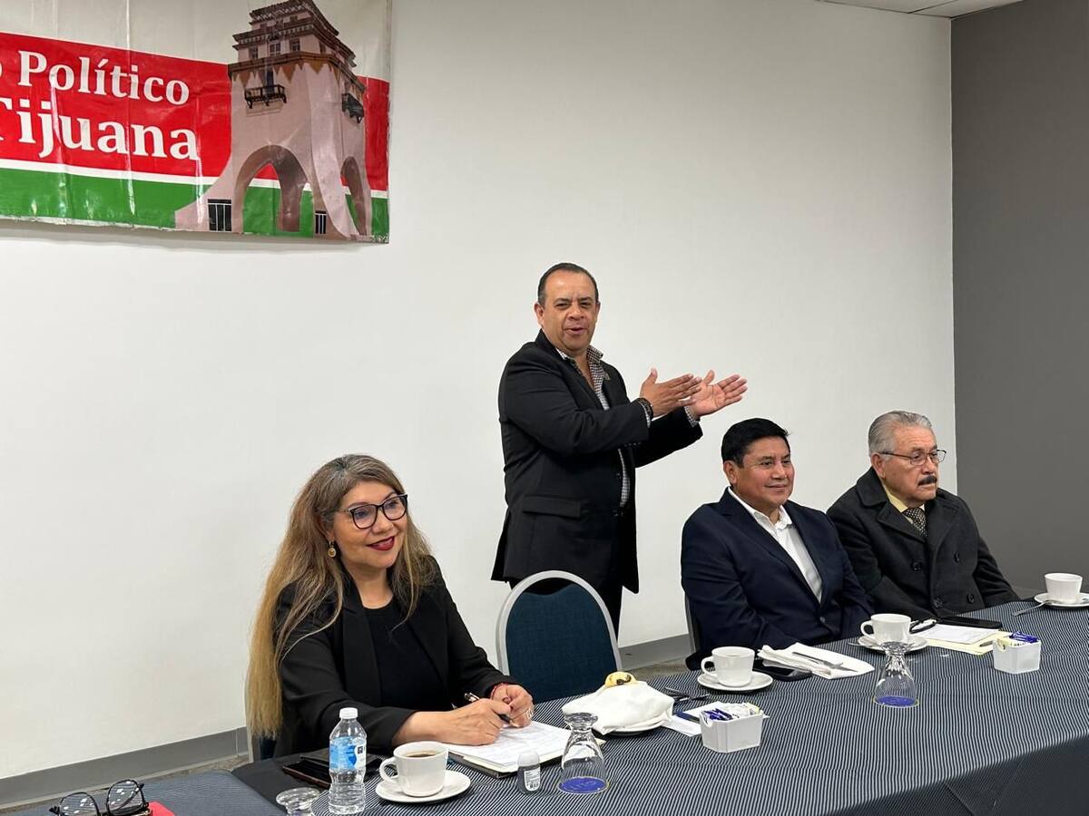José Luis Portillo Reyes, delegado del Centro estuvo como invitado en la reunión del Grupo Político Tijuana.
