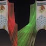 La Torre Azadi en Irán proyecta la bandera mexicana este 15 de septiembre en agradecimiento por acoger a su selección en el Mundial 2026