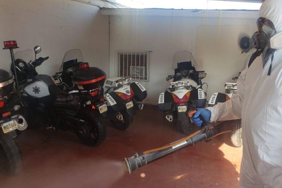Refuerzan medidas en Policía de Ensenada tras caso confirmado de Covid-19