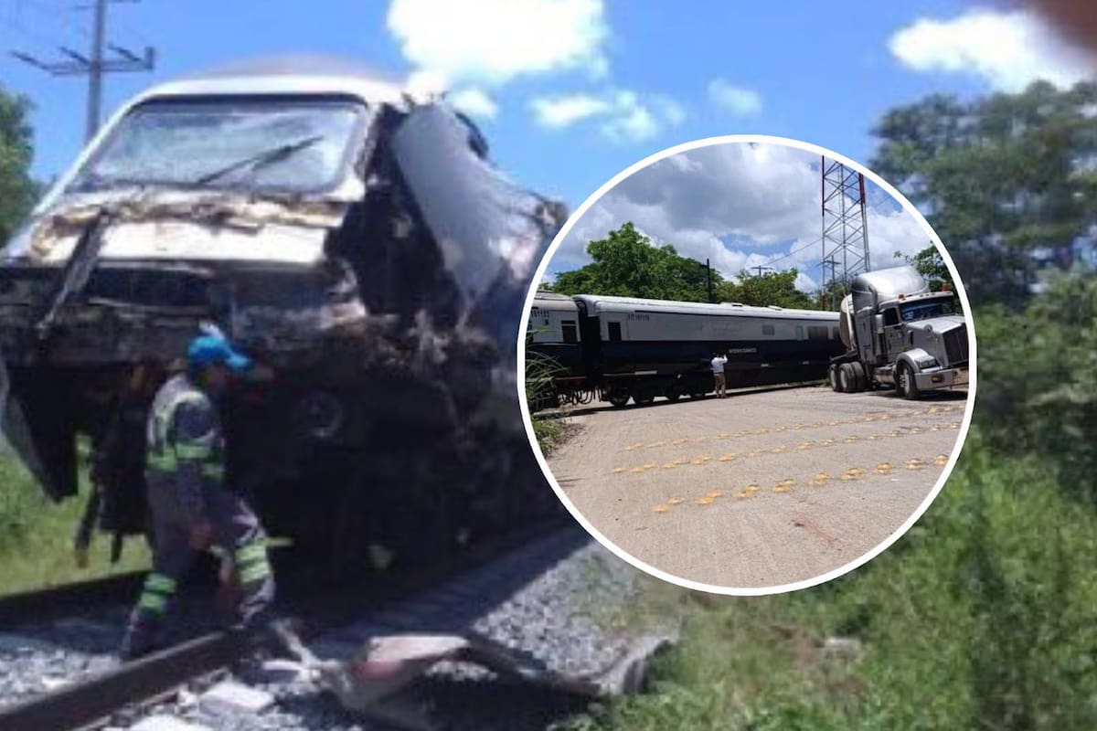 Tren Interoceánico choca contra un tráiler que intentó ganarle el paso; FOTOS de los daños del accidente