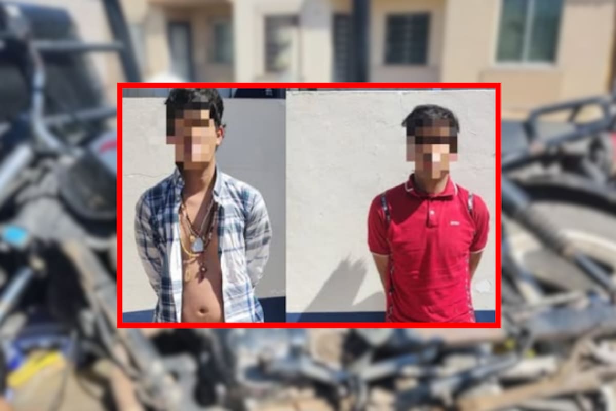 Dos jóvenes armados fueron detenidos en motocicleta tras operativo conjunto en Culiacán