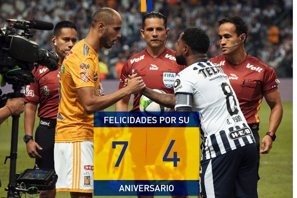 Aclara Tigres felicitación a Rayados