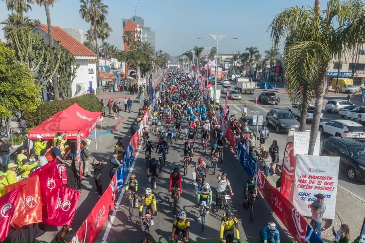 Con el corazón en cada pedal: Más de 4 mil ciclistas participan en la tradicional rodada de la Fundación Castro-Limón