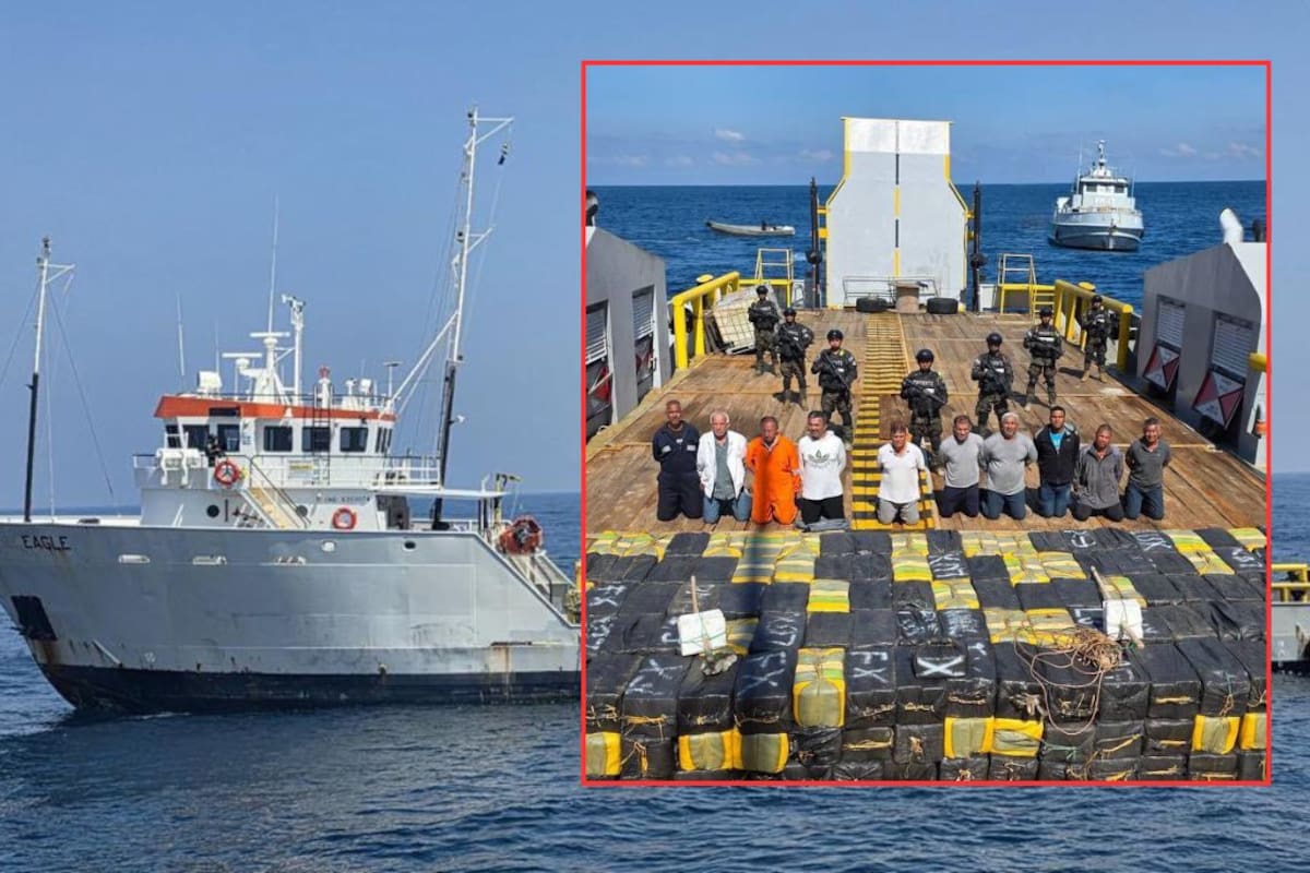 Bukele presume “la mayor incautación en la historia de El Salvador” tras interceptar un barco con cocaína valuada en 165 millones de dólares