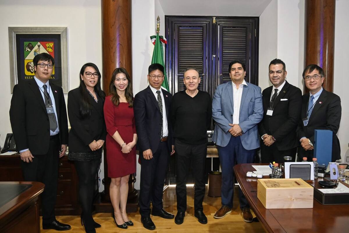 Gobernador atrae inversión taiwanesa con el Plan Sonora
