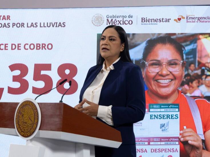 Secretaría de Bienestar avanza con la entrega de más de 36 mil apoyos de 20 mil pesos entregados a familias afectadas tras intensas lluvias en el país: Ariadna Montiel