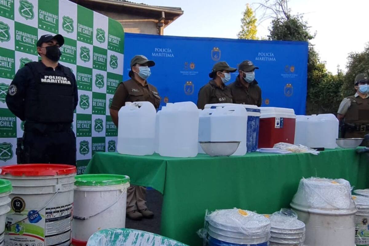 Chile asesta duro golpe al CJNG: incautan millonaria carga de metanfetamina