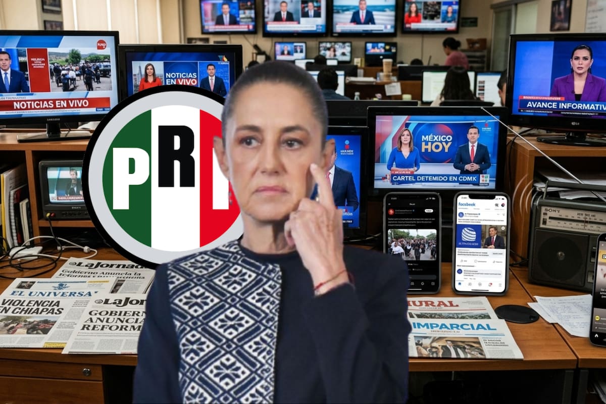 ¿Multarán por contenidos falsos en los medios de comuncación? PRI estalló contra el anteproyecto de Sheinbaum que busca la regulación a la prensa y las plataformas digitales