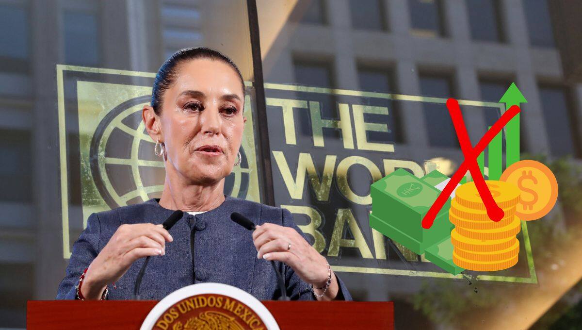 El Banco Mundial redujo su previsión de crecimiento para México en 2025 a 0%, debido a las tensiones comerciales con Estados Unidos.