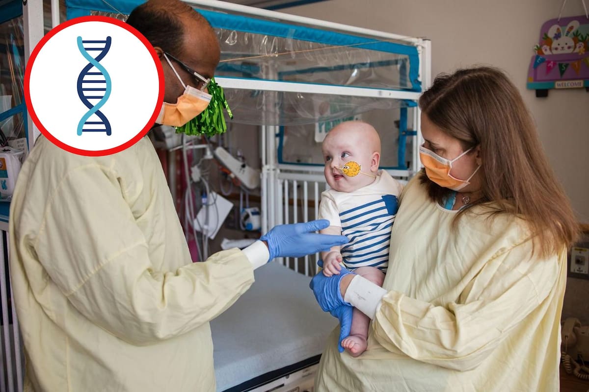 Primer bebé tratado con terapia de edición génica personalizada: avance histórico en medicina