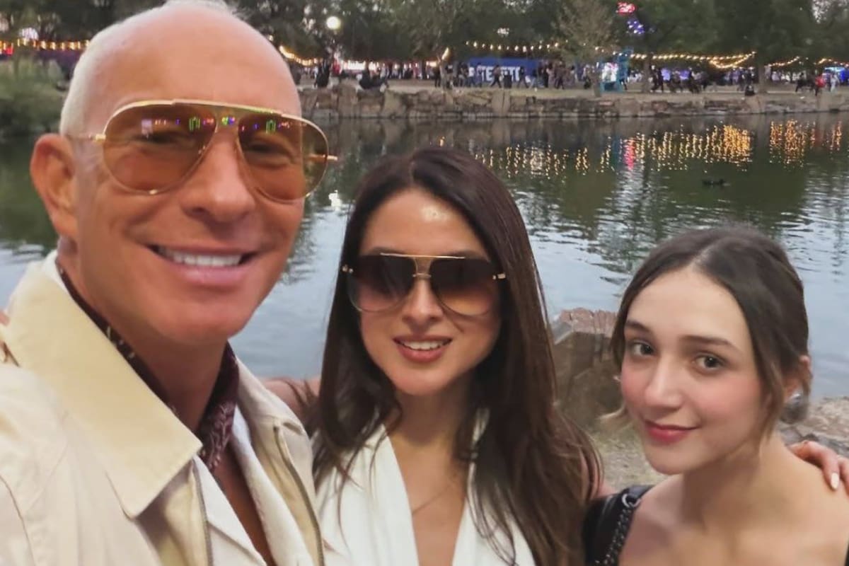 Erik Rubín es visto con su nueva novia y su hija Nina conviviendo juntos en Tecate Pa’l Norte 2026