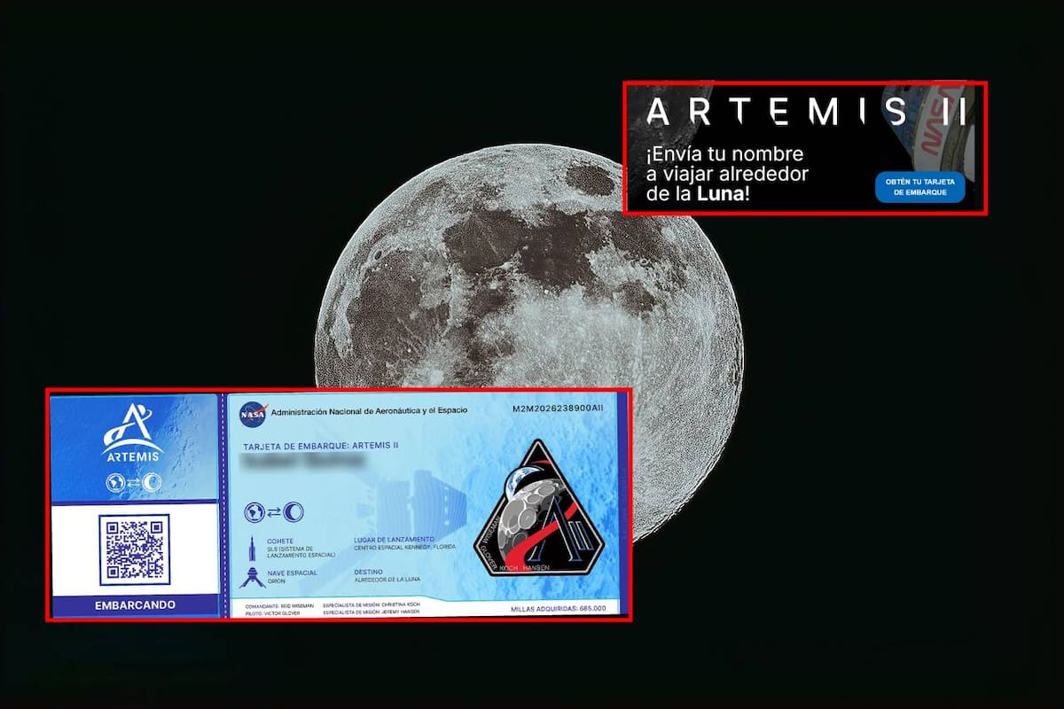 Artemis II llevará tu nombre alrededor de la Luna con la NASA