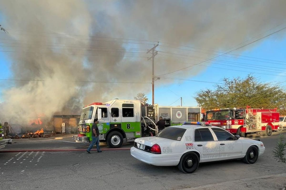 Incendio provoca daños en dos propiedades en SLRC