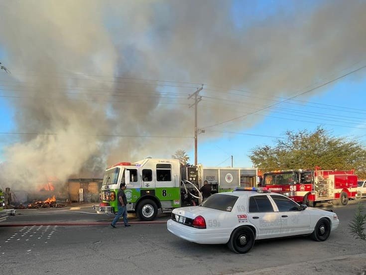 Incendio provoca daños en dos propiedades en SLRC
