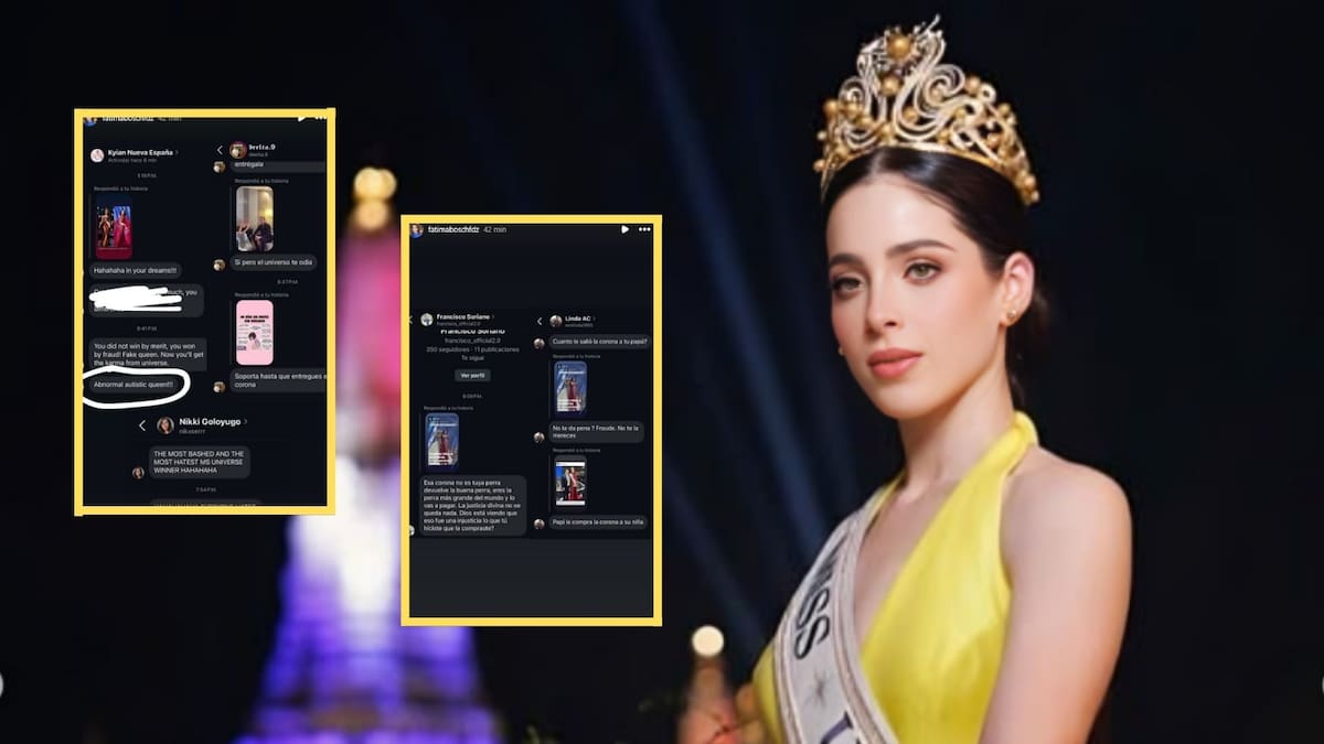Fátima Bosch denuncia los ataques que enfrenta en redes sociales tras ganar Miss Universo 2025.