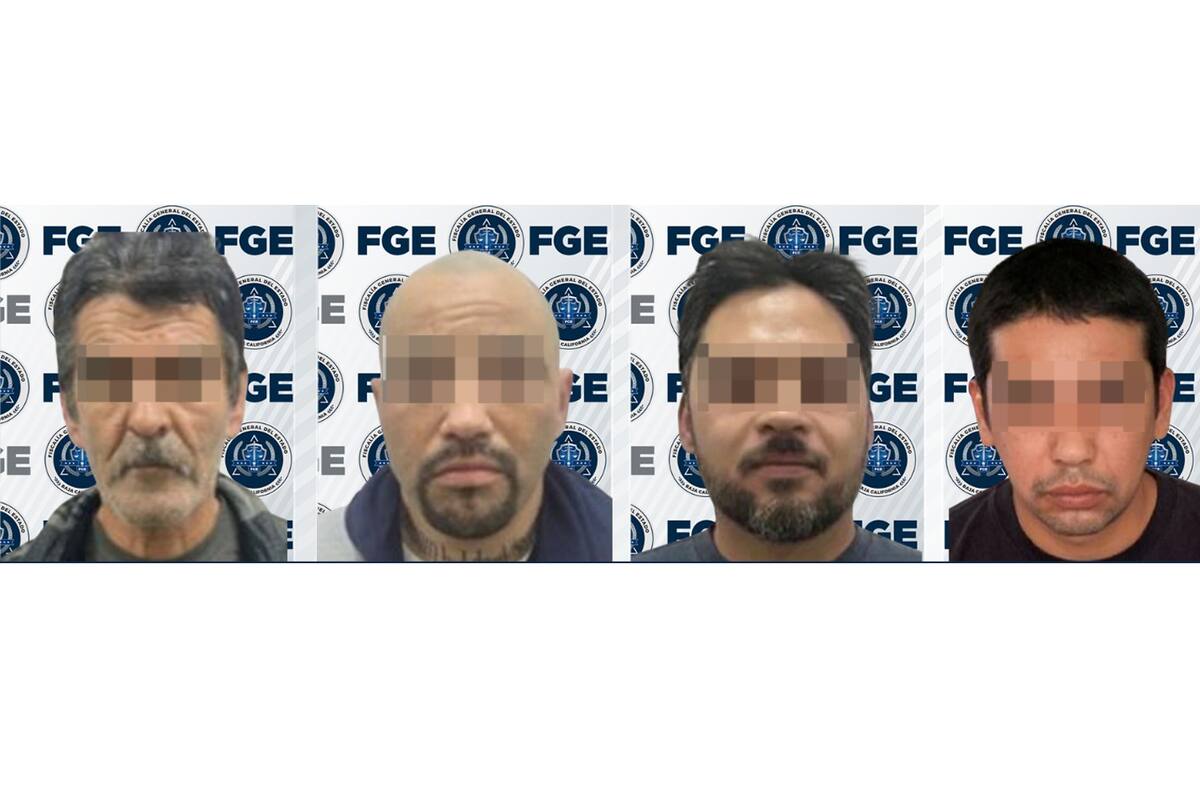 FGE detiene a cuatro hombres tras órdenes de cateo por narcomenudeo