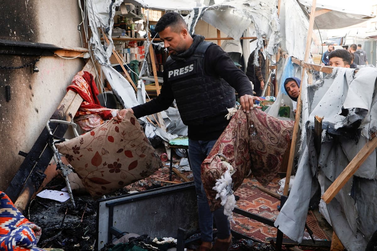 Reporteros de medios internacionales están quedando atrapados en la guerra en Gaza en medio de hambruna y ataques israelíes. | Crédito: REUTERS