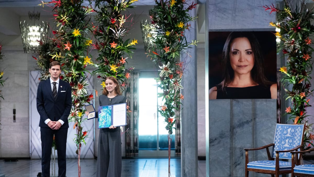 ¿Quién es Ana Corina Sosa Machado, hija de la líder opositora venezolana María Corina Machado y que ofreció el discurso del galardon del premio Nobel de la Paz por ella?