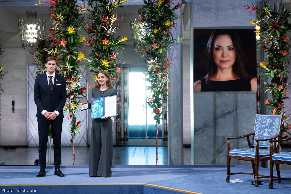 ¿Quién es Ana Corina Sosa Machado, hija de la líder opositora venezolana María Corina Machado y que ofreció el discurso del galardon del premio Nobel de la Paz por ella?