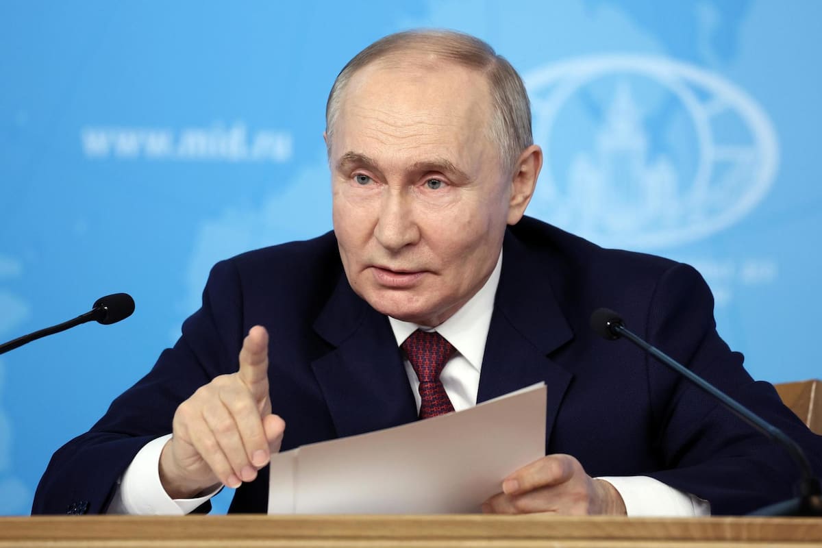 Putin lanza oferta a Ucrania: ordenará alto al fuego si Kiev retira sus tropas y renuncia a la OTAN