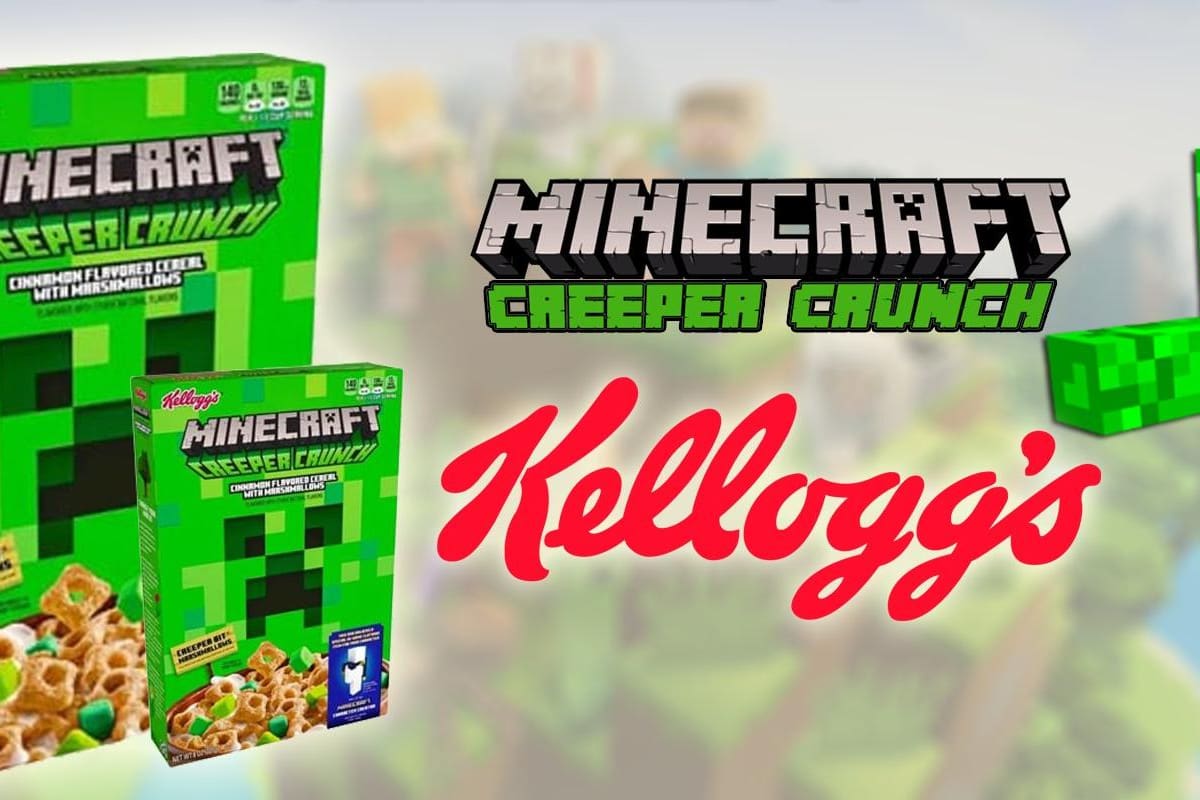 Minecraft tendrá su propio cereal "Creeper Crunch"
