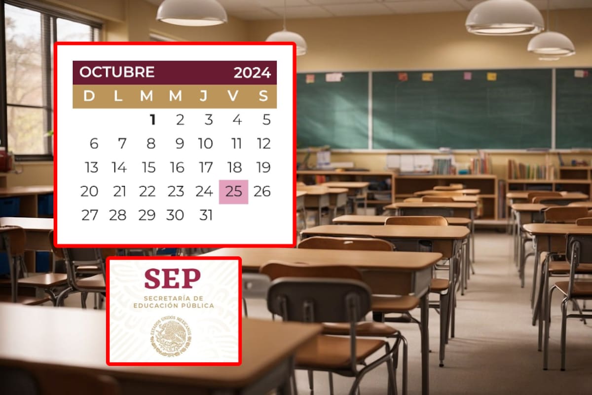 ¿Hay puente? SEP: La razón por la que no hay clases el 25 de octubre