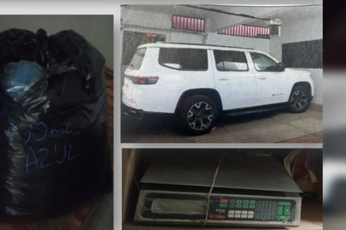 Aseguran droga y un vehículo en inmueble de la colonia Fuentes del Mezquital, en Hermosillo