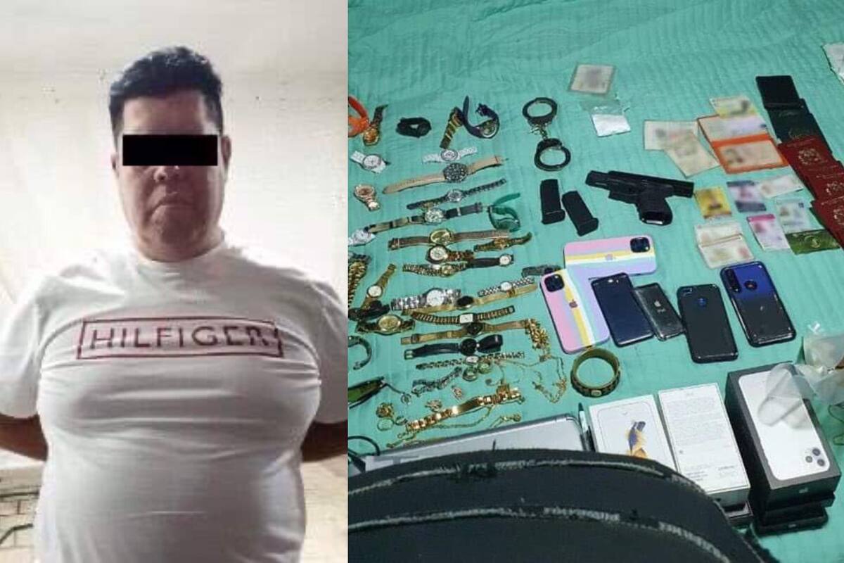 Capturan en Puebla a Amado Vicente "N", presunto líder de la Unión Tepito