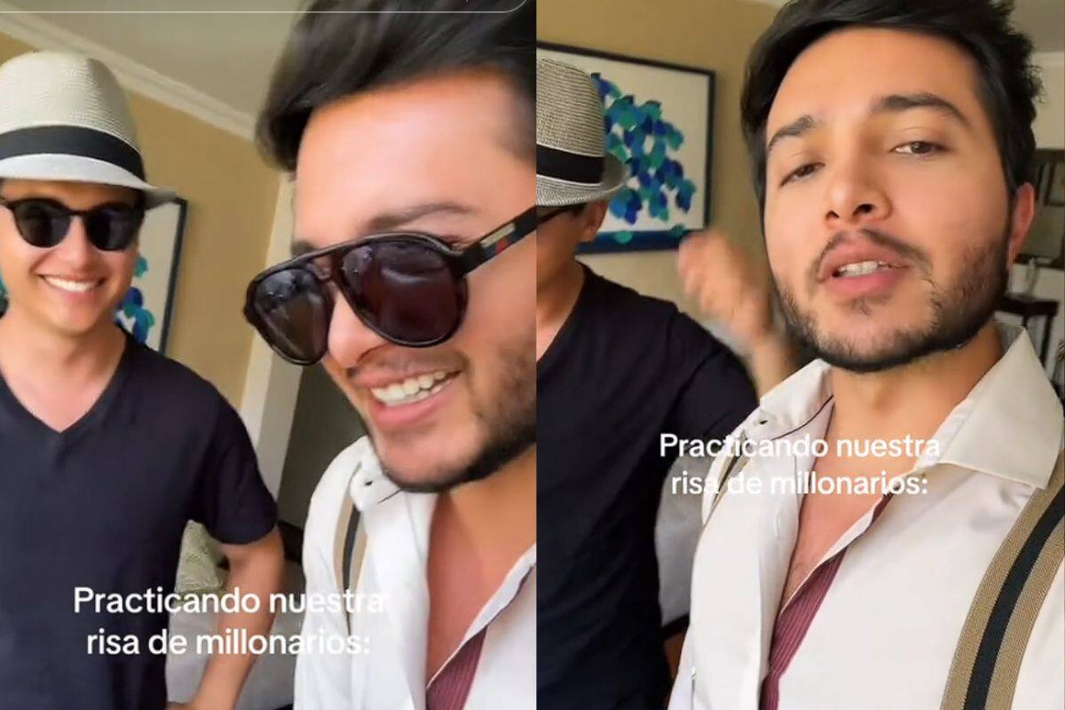 Hombres practican su “risa de millonarios” y se hacen viral en TikTok