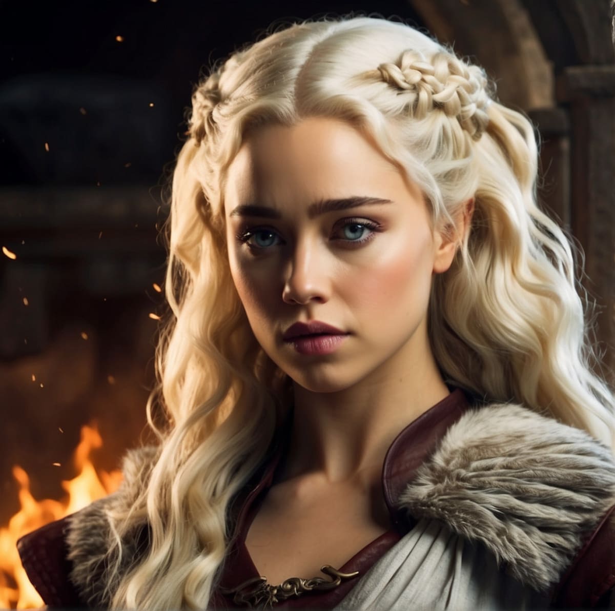Daenerys Targaryen, de Game of Thrones. FOTO: IA