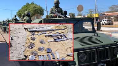 Decomisan armamento tras enfrentamiento en región de El Arenoso