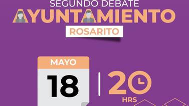 Segundo debate de candidatos a la alcaldía de Rosarito a las 20:00 horas