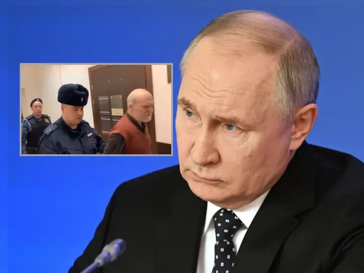 Veterano opositor ruso pide la muerte para el “asesino Putin” tras ser arrestado