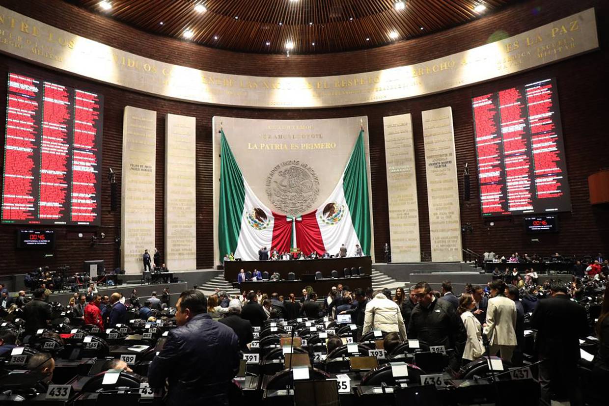Fotografía de archivo del recinto de la Cámara de Diputados en Ciudad de México (México). EFE/ Madla Hartz