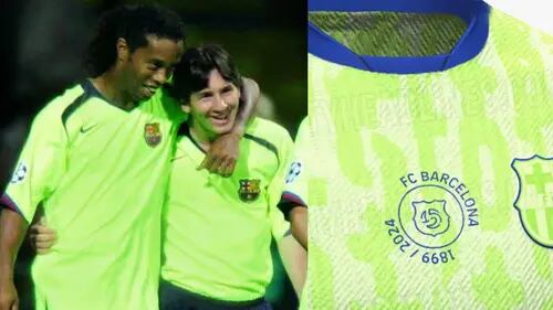 Se filtra nuevo uniforme verde del Barcelona que recuerda a la era de 'Ronaldinho'