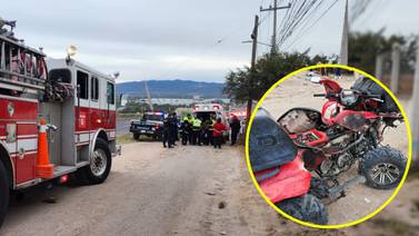 Menor pierde la pierna y otras 3 personas resultan heridas tras explosión de pirotecnia sobre una cuatrimoto en Querétaro