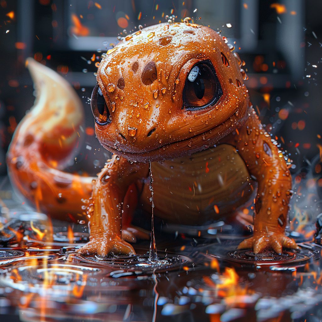 Charmander de Pokémon: así se vería en la vida real según la IA