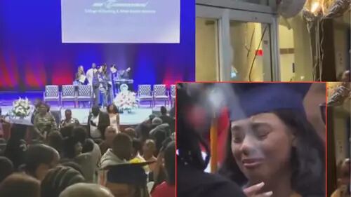 VIDEO: Universidad cancela graduación tras irrupción de padres