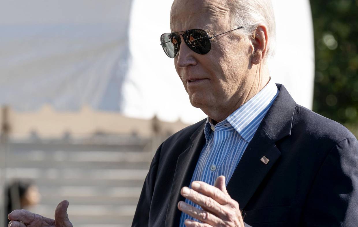 El presidente de Estados Unidos, Joe Biden, antes de abordar el Marine One en Washington. | EFE