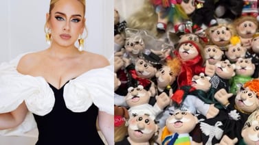 Adele presume su gran colección de muñecos del Dr. Simi
