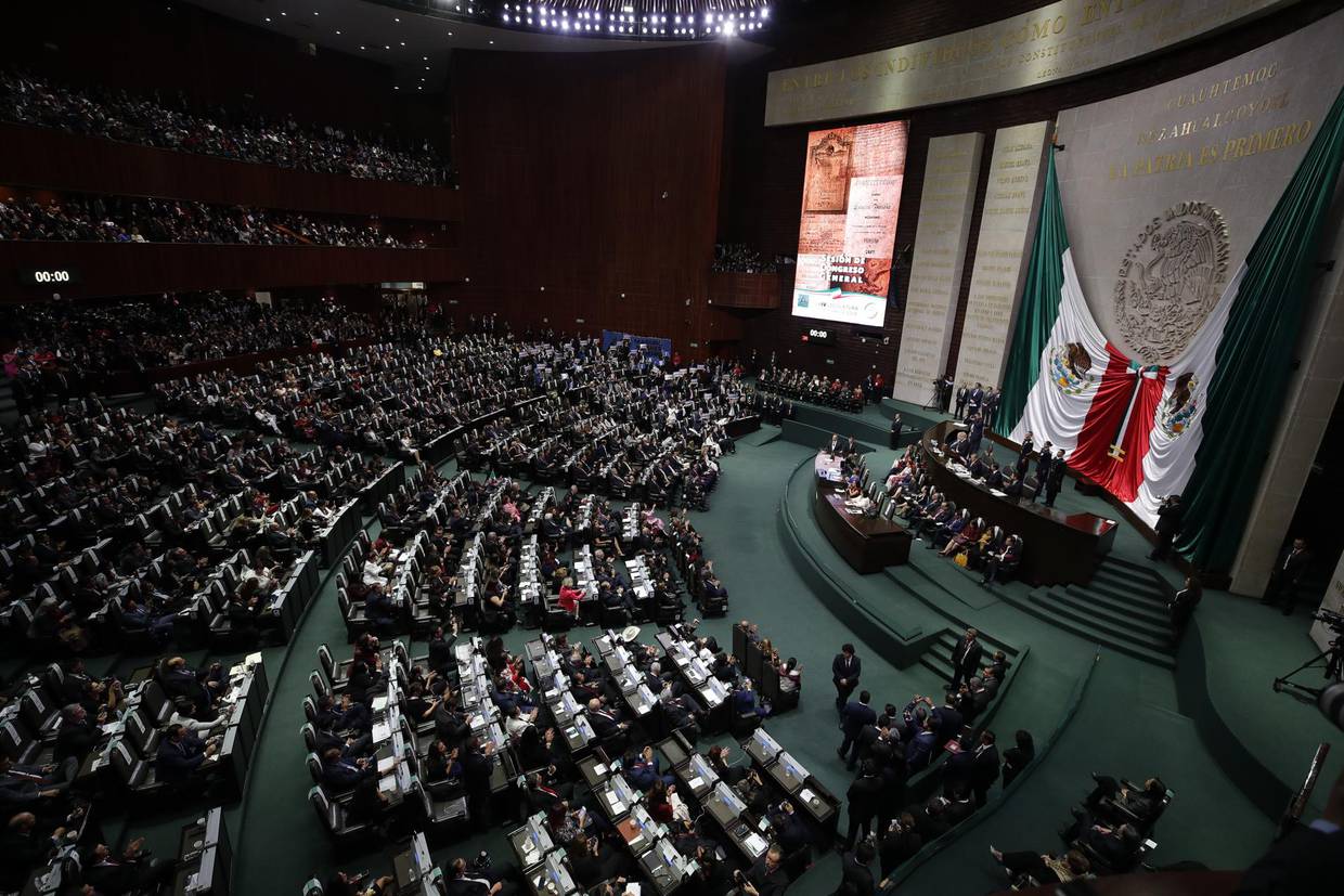 Imagen de archivo de una vista general de la Cámara de Diputados. EFE/José Méndez