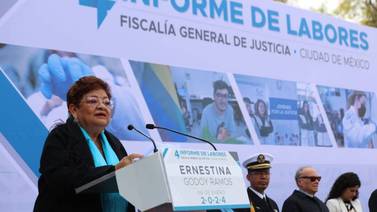 Ernestina Godoy rinde su último informe como Fiscal de la CDMX