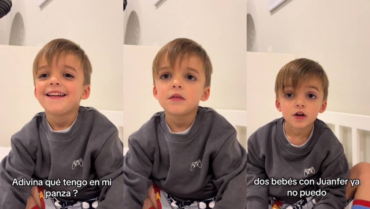 VIDEO: a este niño no le gustó recibir la noticia de que tendrá otro hermanito menor