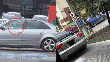 VIDEO: Exhiben momento en que un hombre golpea a su novia en el estacionamiento de una plaza comercial de Monterrey