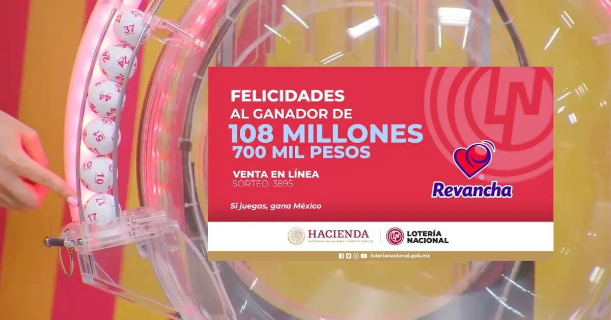 Zwycięzca Sonory zgarnie do domu 108 966 282,28 $ w Melate Revancha!  |  Wiadomości z Meksyku |  Wiadomości z Meksyku