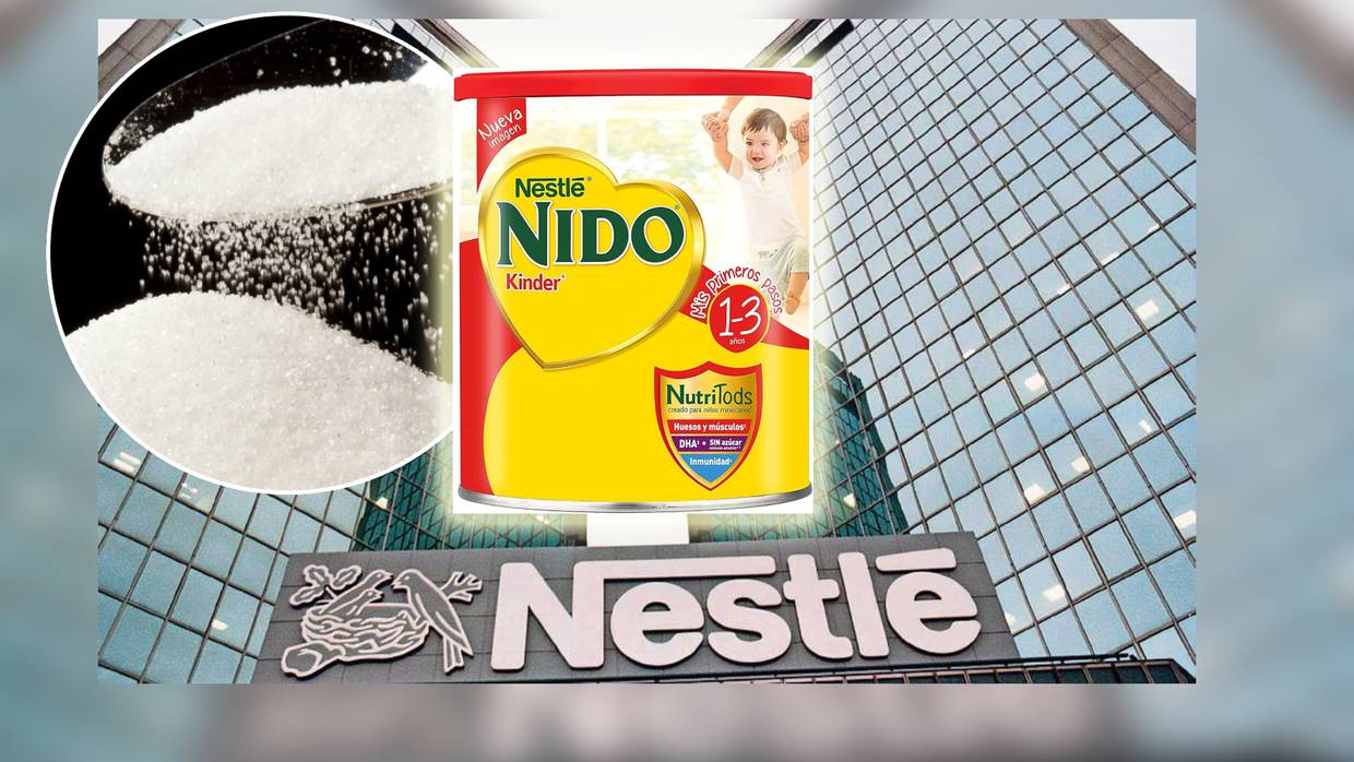 ONG acusa a Nestlé de usar más azúcar en productos para bebés en países en desarrollo.