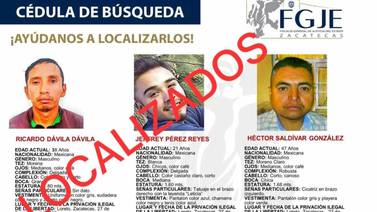 Liberan a cinco personas secuestradas el miércoles en Loreto, Zacatecas