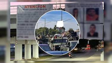 Los Chapitos reaparecen con mantas en Culiacán ofreciendo “poner orden en Sinaloa”